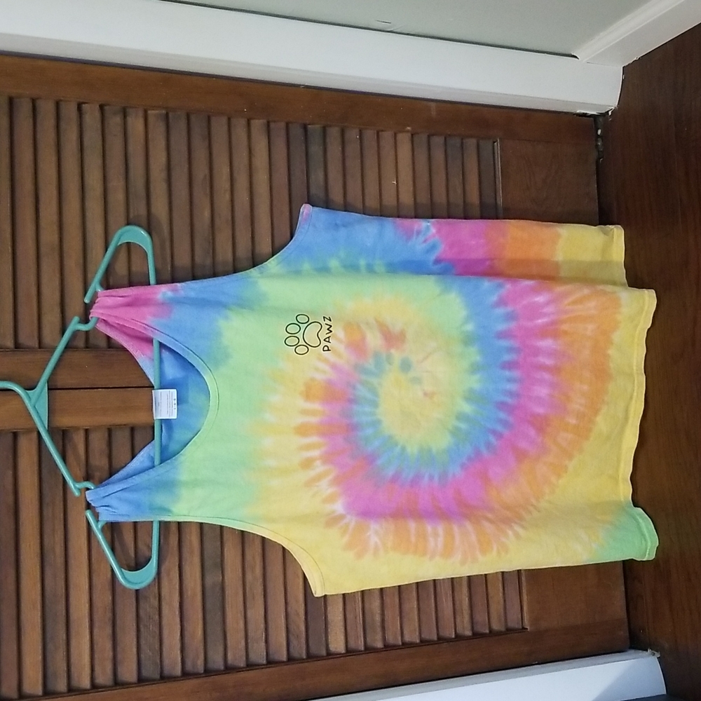 Tie dye tank top Pawz